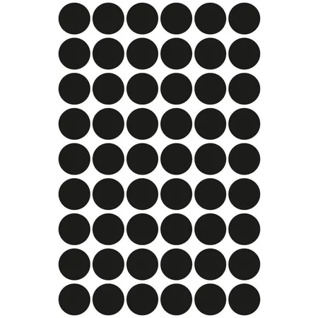 Avery Zweckform 3140 Markierungspunkte Ø 12 mm, 5 Bogen/270 Etiketten, schwarz