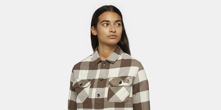 Dickies NEW SACRAMENTO SHIRT LS W MUSHROOM Mushroom