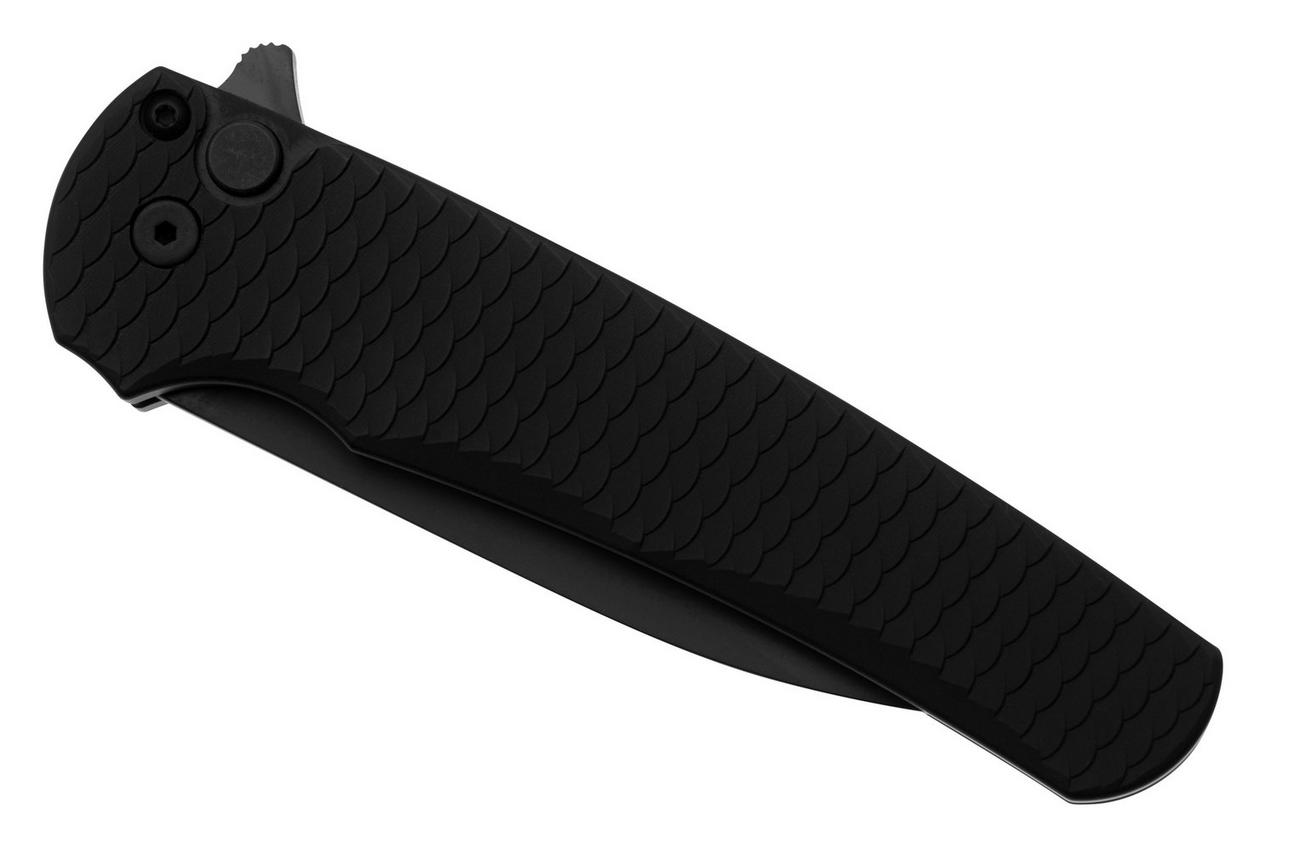 Pro-Tech Malibu 5336 Dragon Scale, Black DLC Magnacut Wharncliffe, zakmes