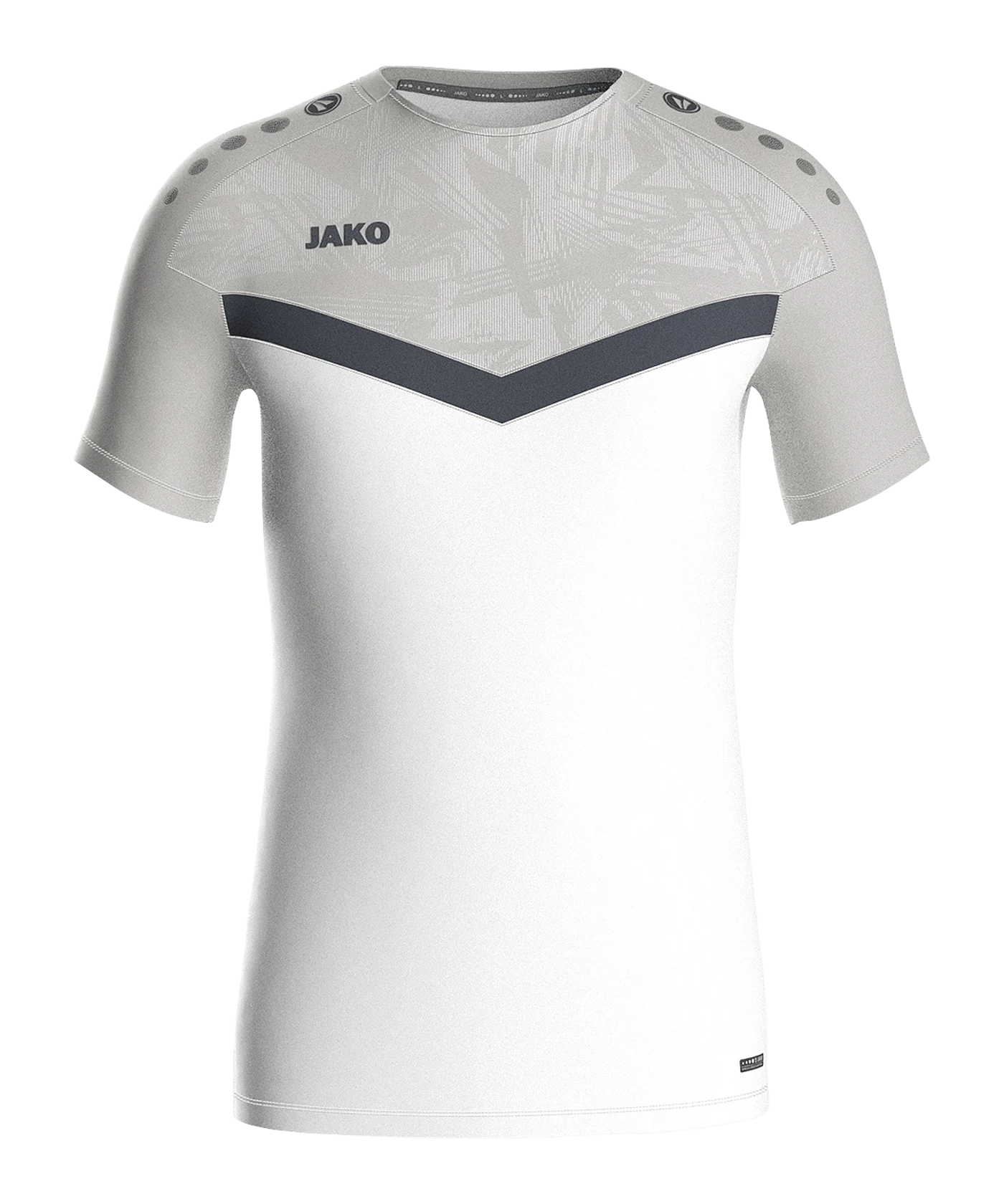 JAKO Iconic T-Shirt Weiss Grau F016