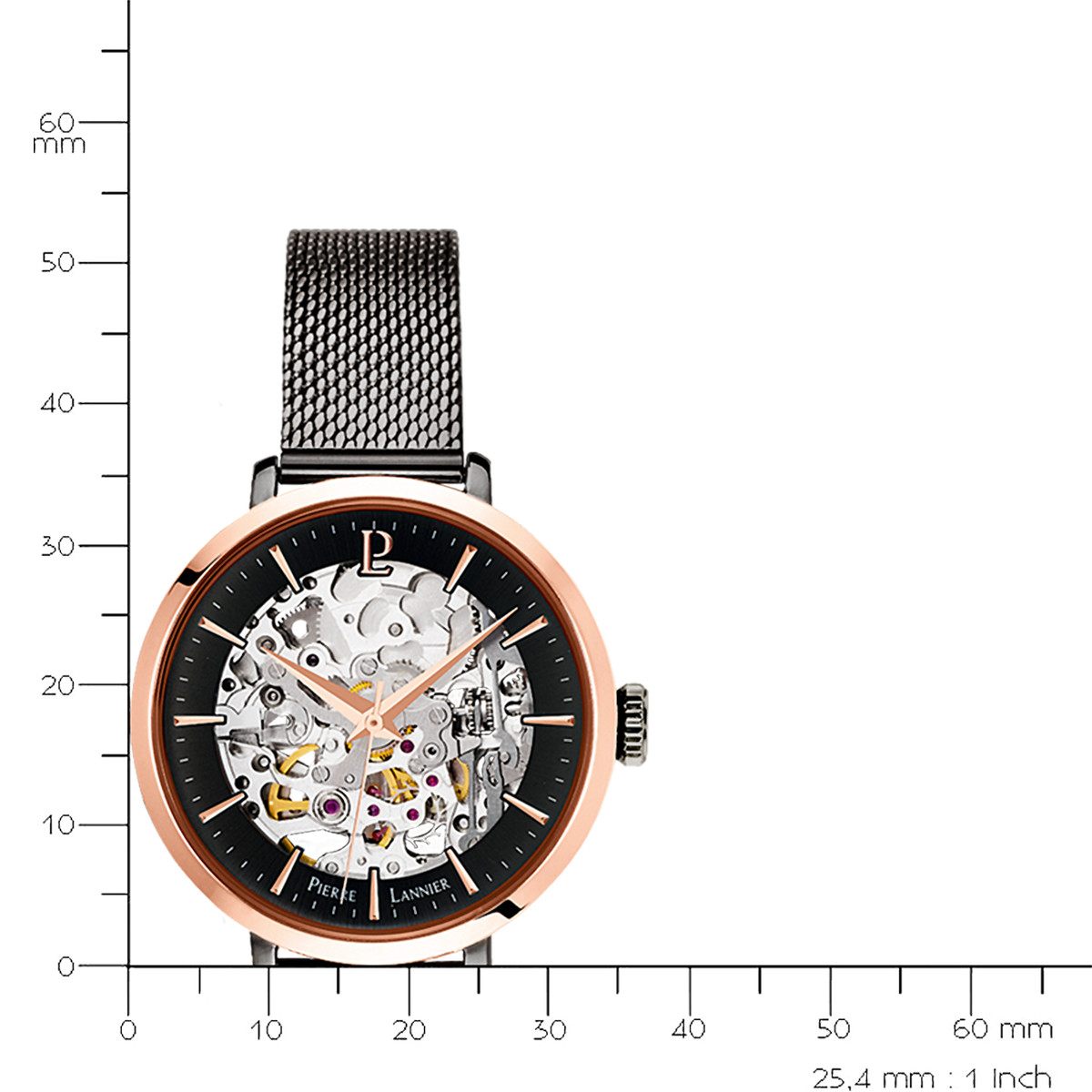 Montre Pierre Lannier femme automatique acier