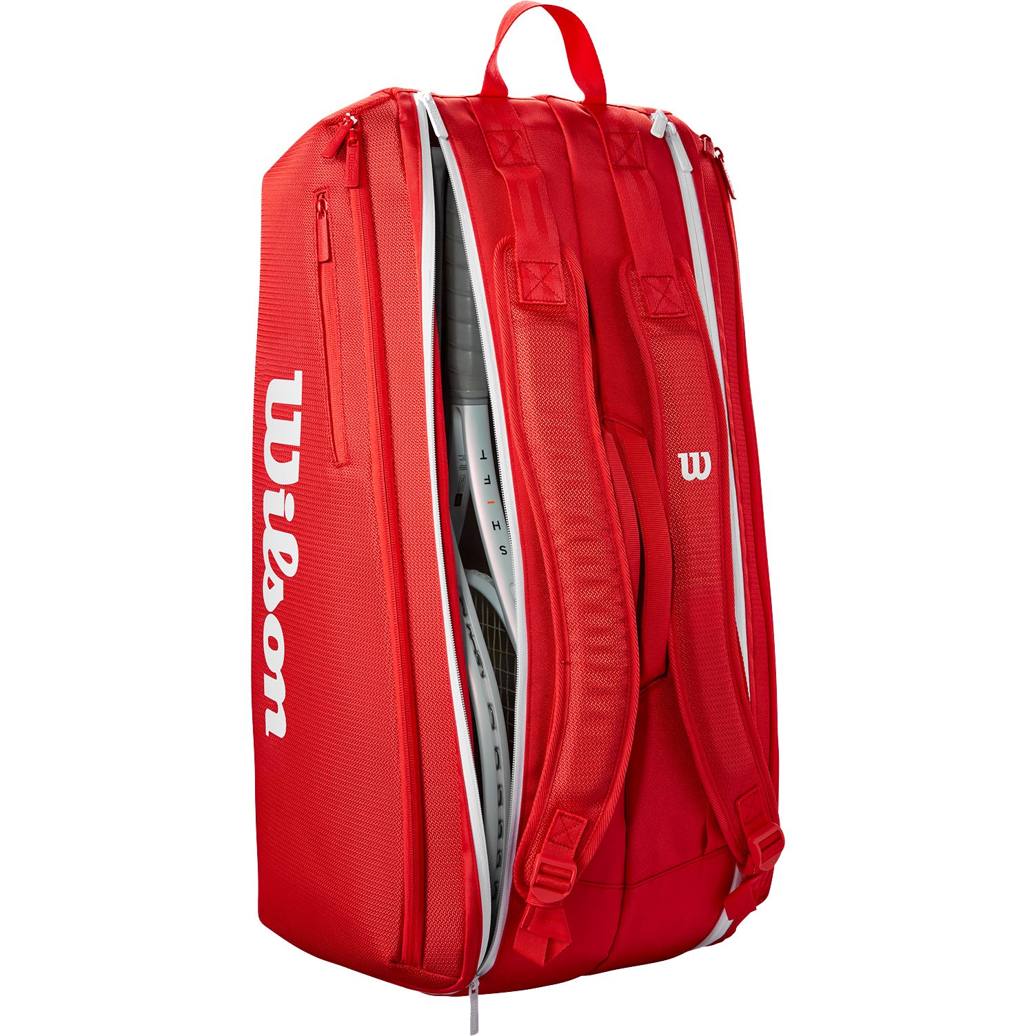 Wilson Super Tour Red 9 Pack Tennistasche rot