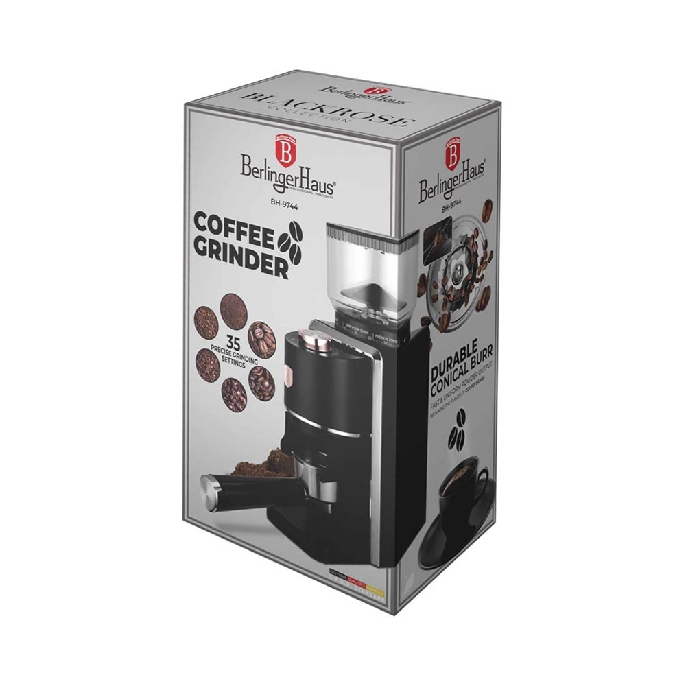 Berlinger Haus elektrische Kaffeemühle Black Rose Collection