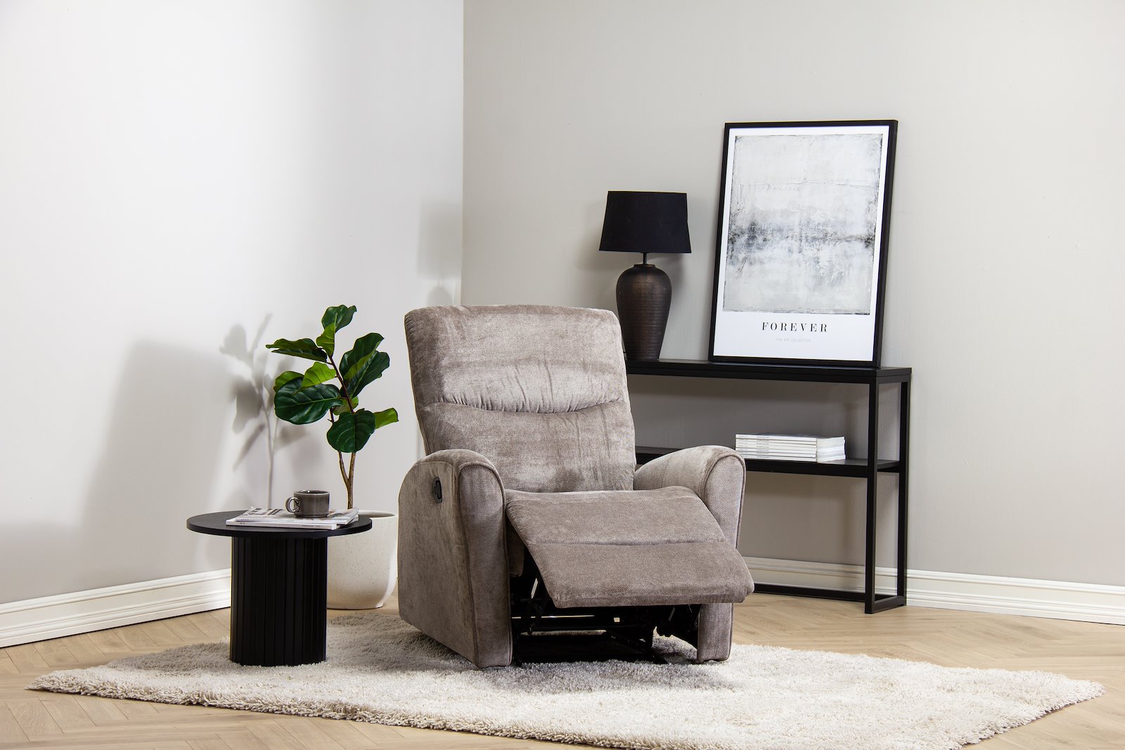 Boston recliner Tekstil Slowly beige