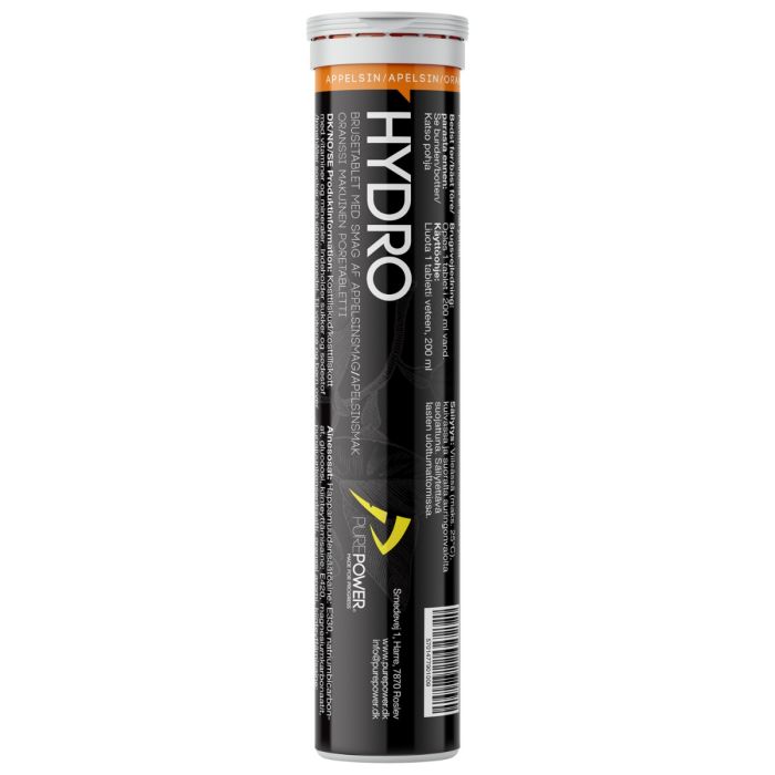 PurePower Unisex Energi-tabs Hydro Tabs Orange Hvid
