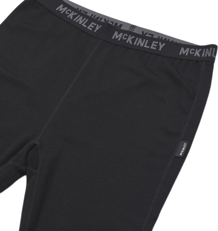 MCKINLEY Wool Base uldunderbukser Sort