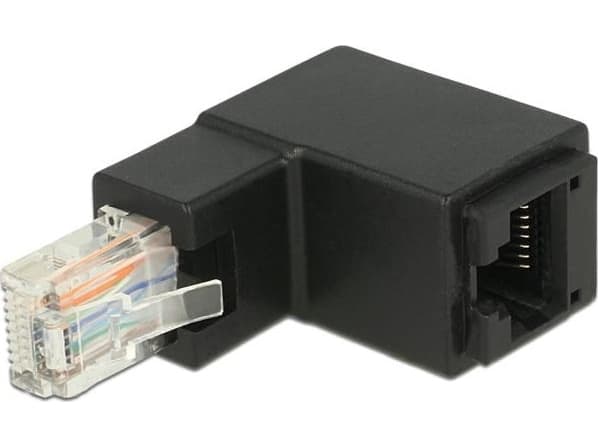 Delock - Nettverksadapter - RJ-45 (hann) vinklet til RJ-45 (hunn) - UTP - CAT 6