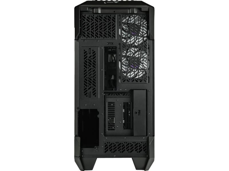 Cooler Master PC-Gehäuse HAF 700 EVO Schwarz Vielseitig einsetzbarer Big-Tower mit Sichtfenster