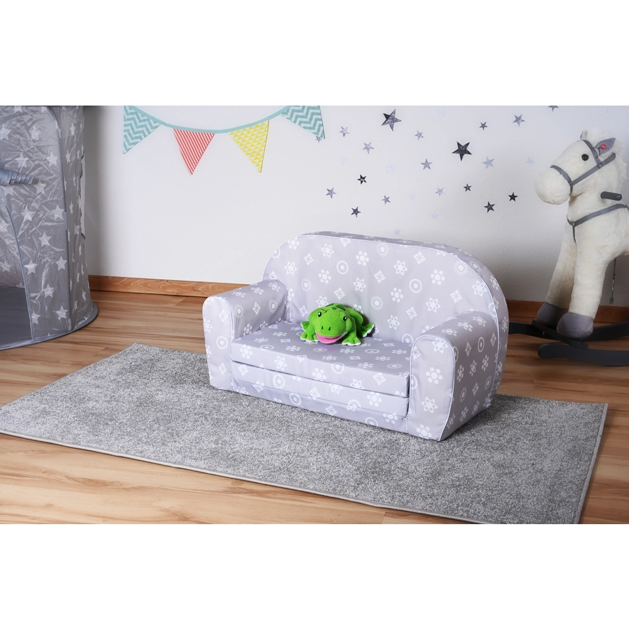 knorr toys® Kindersofa Royal grey grau