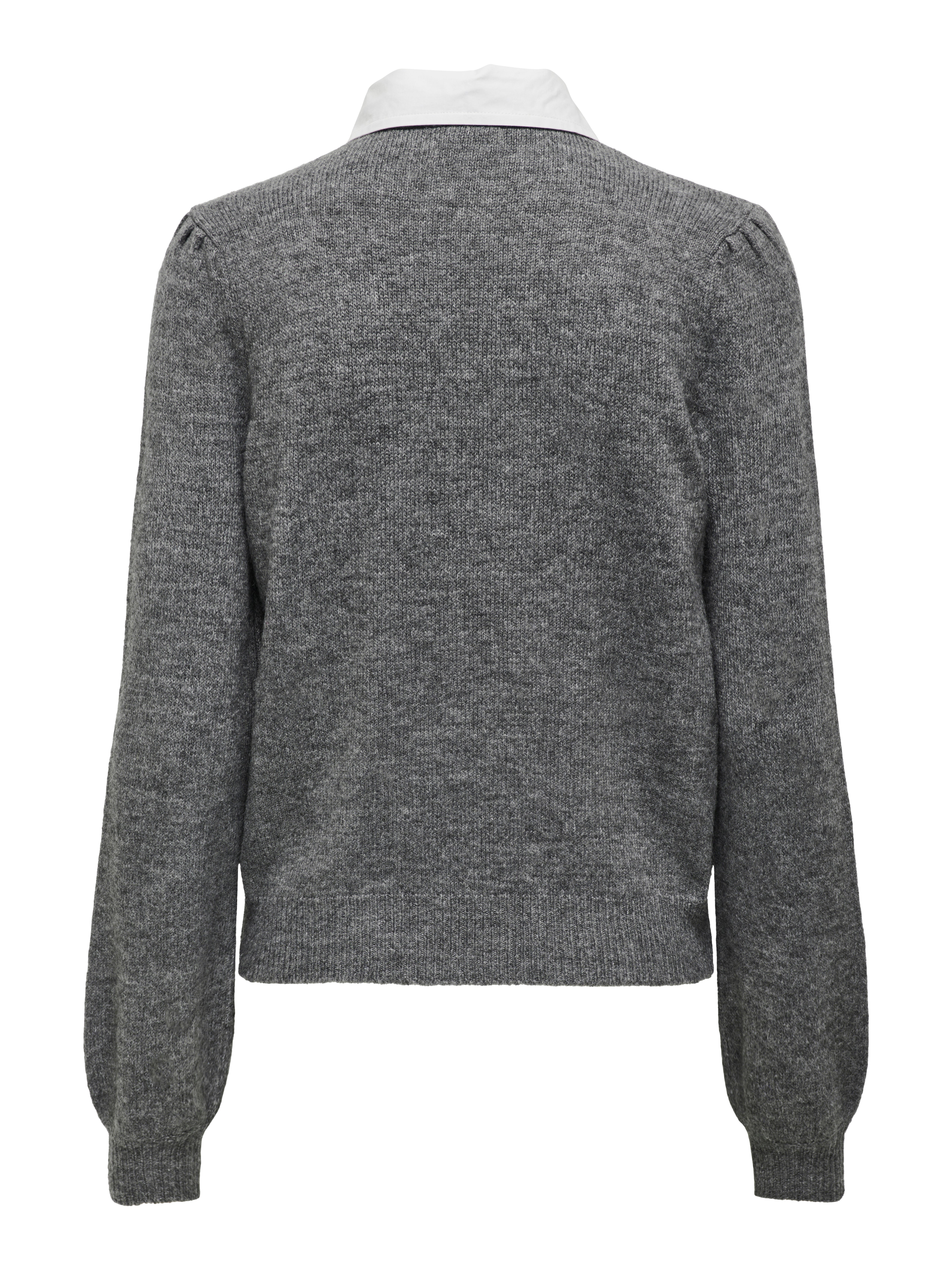 JDYDREA Strickpullover Dark Grey Melange