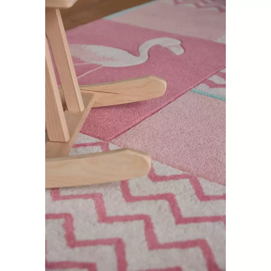 Smart Kids Kinderteppich Fruity Flamingo pink