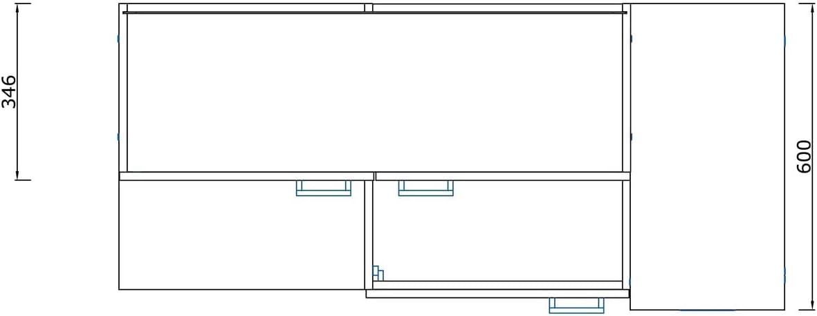 Respekta Küchenzeile Küche Miniküche Küchenblock Single Pantryküche 130 cm weiß