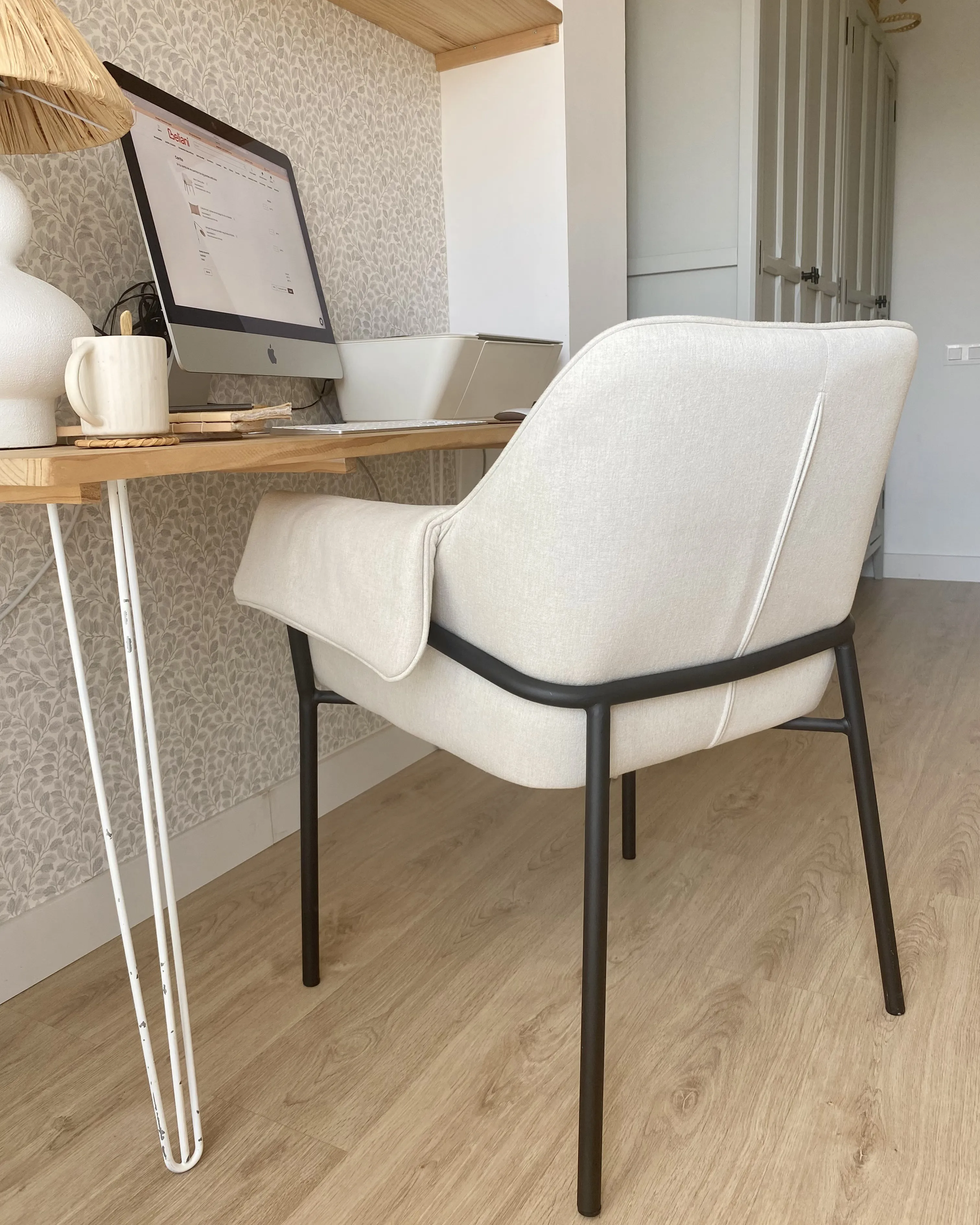 Fauteuil ARLA Stof Lichtbeige