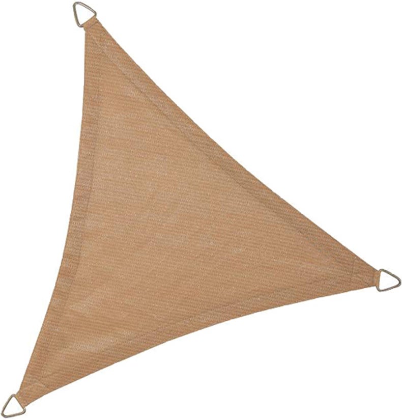 NC Outdoor schaduwdoek beige driehoek 360 x 360 x 360 cm