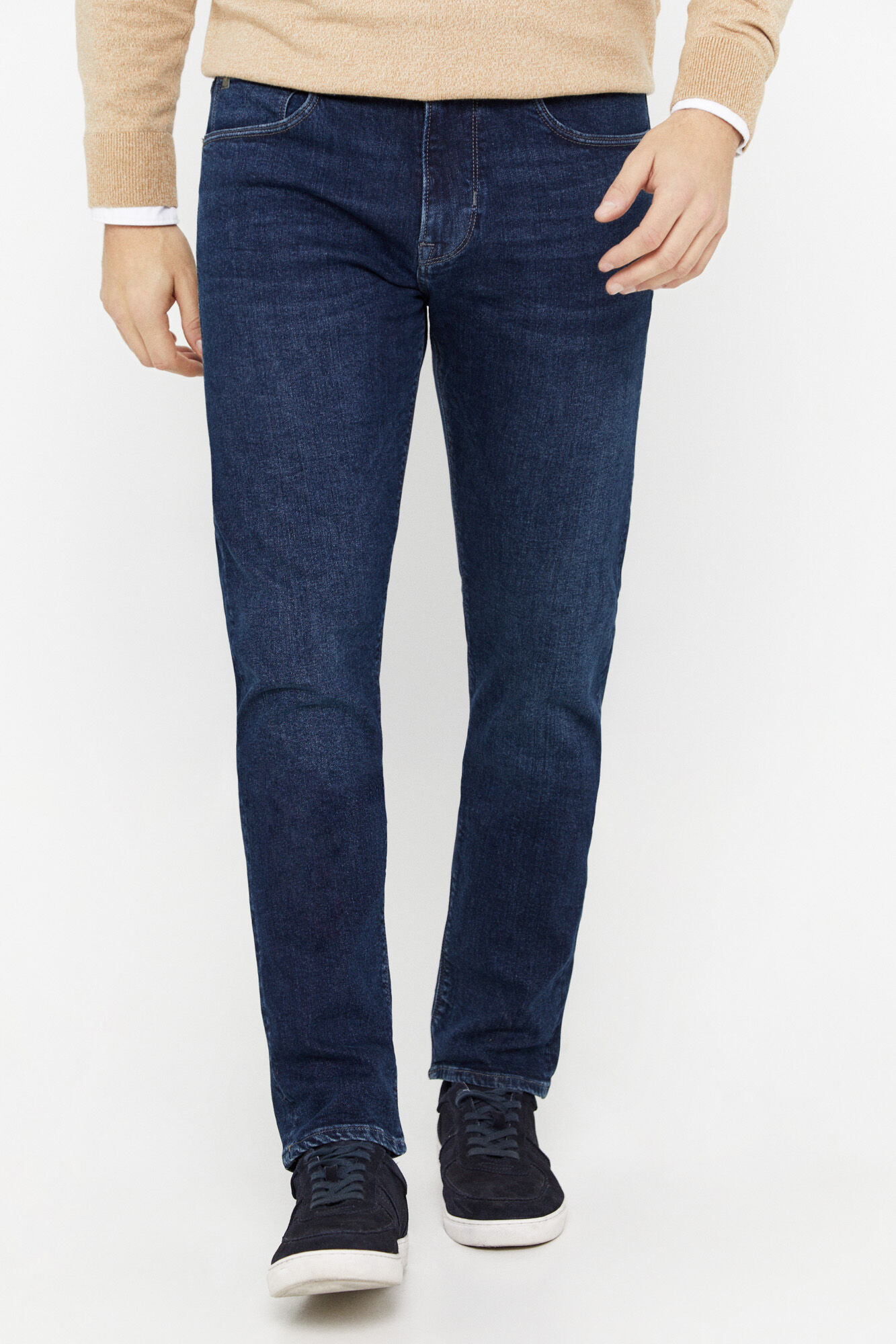 Calça jeans slim fit - Azul