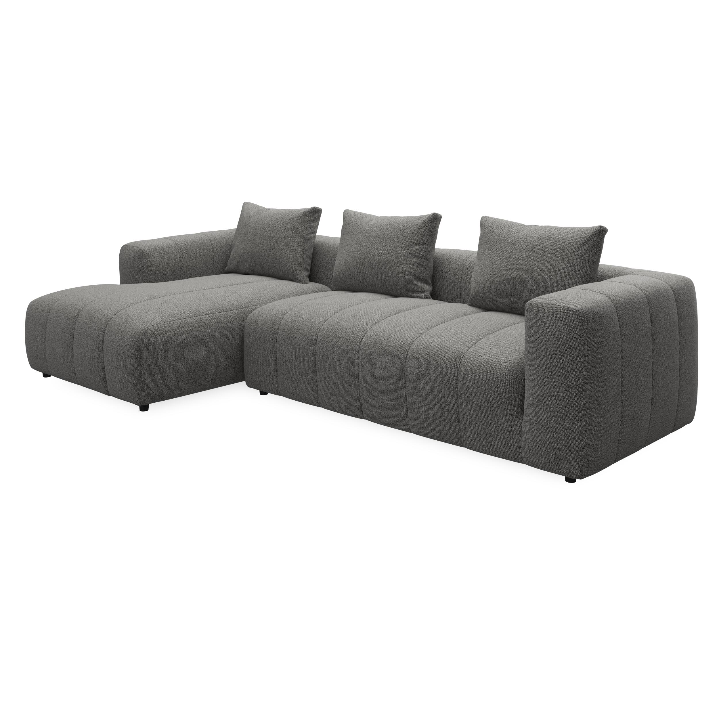 Ingvar venstrevendt sofa med chaiselong