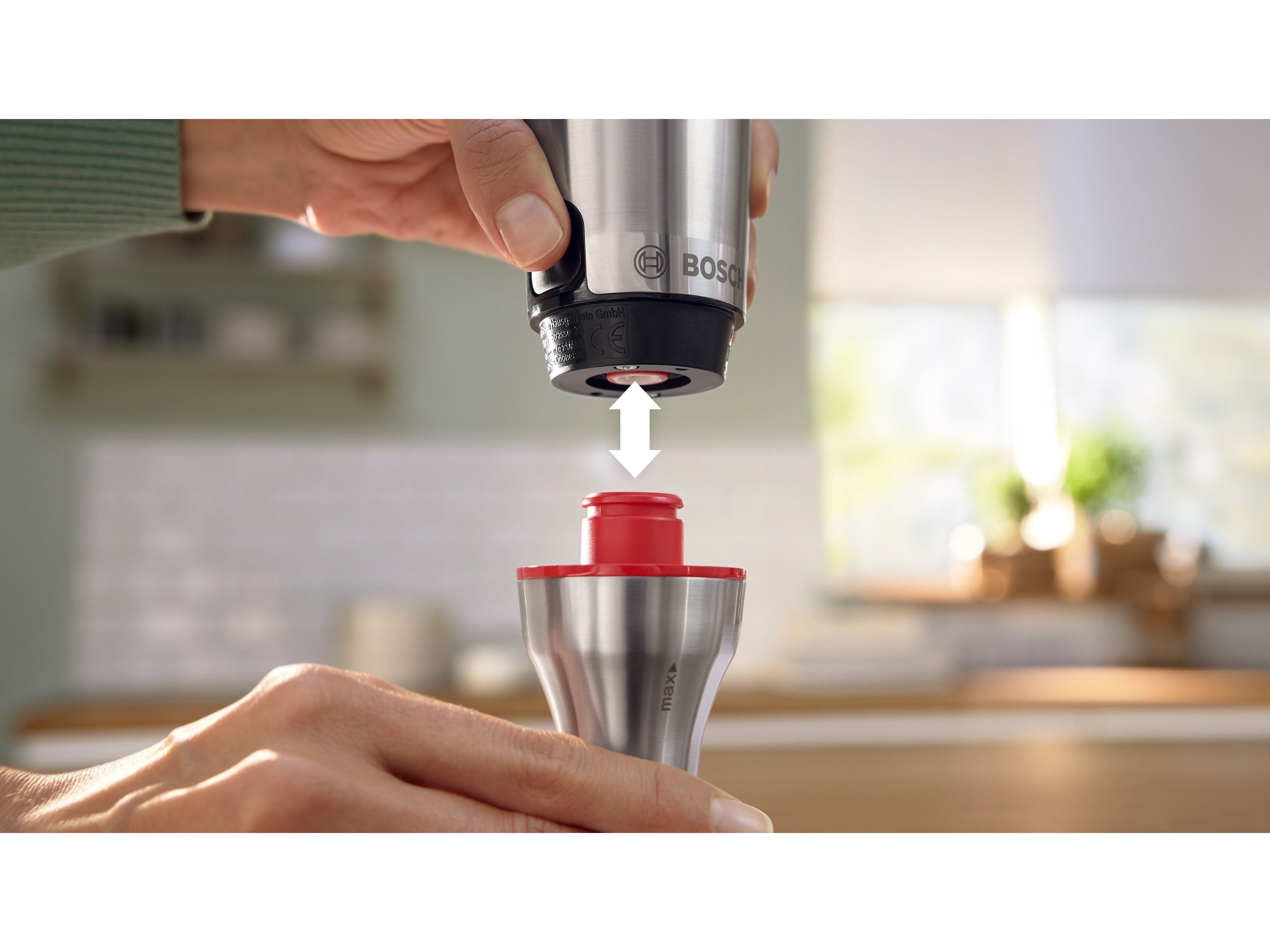 VARINHA MÁGICA BOSCH MSM6M810 ERGOMASTER (1200 W - INOX)