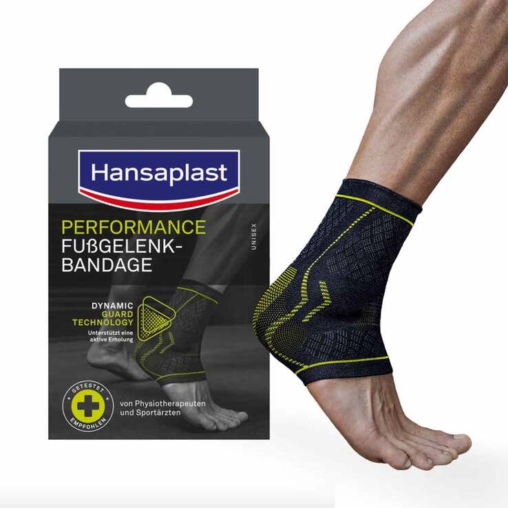 Hansaplast Sport Fußgelenk-Bandage Größe L/XL, 1 St