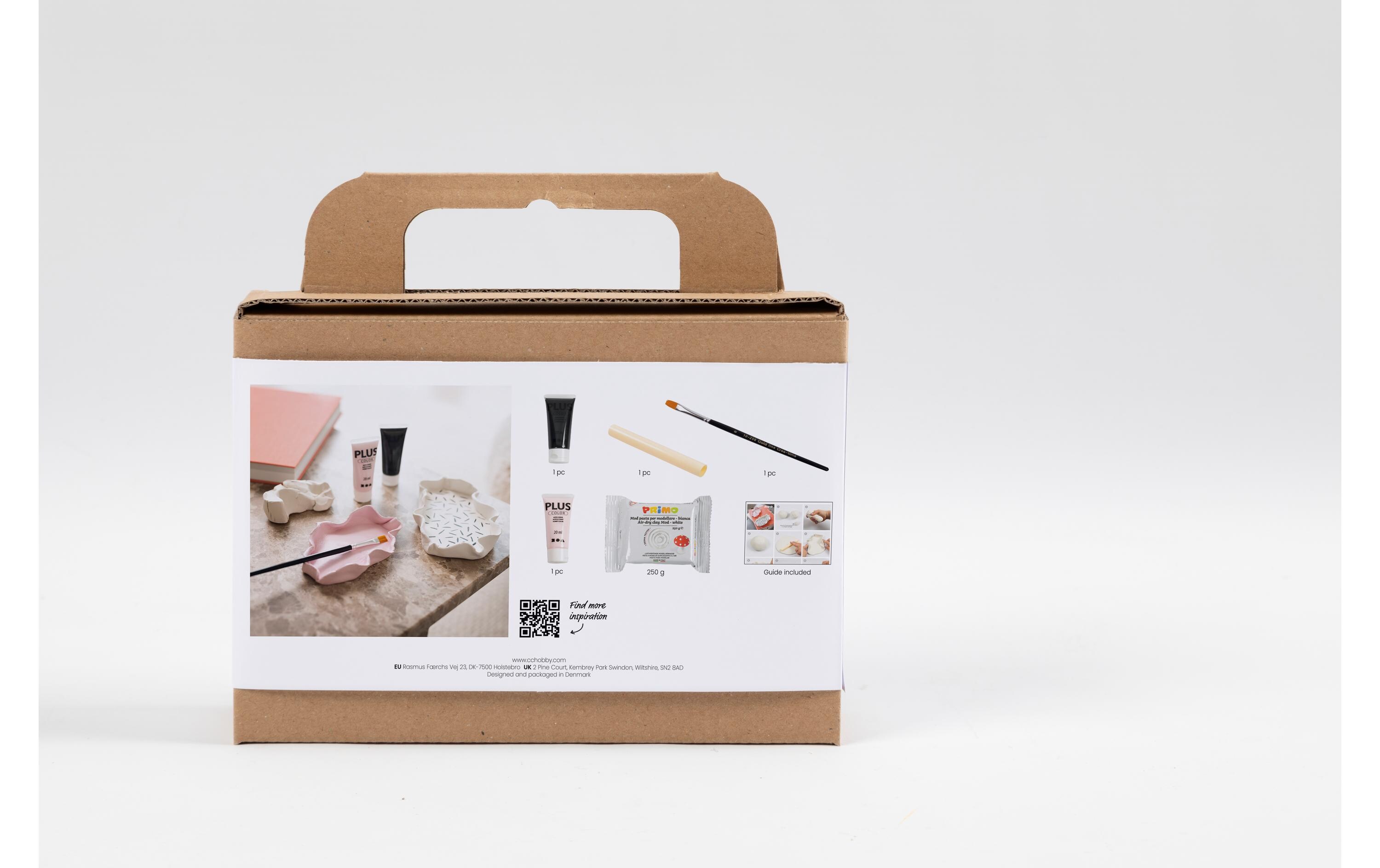 Modellier-Set Schalen Rosa/WeissMini Kreativ Set