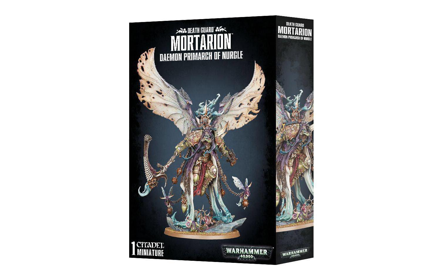 Figur Warhammer 40.000 Mortarion Daemon Primarch Of Nurgle<br>Bausatz für 1 Figur