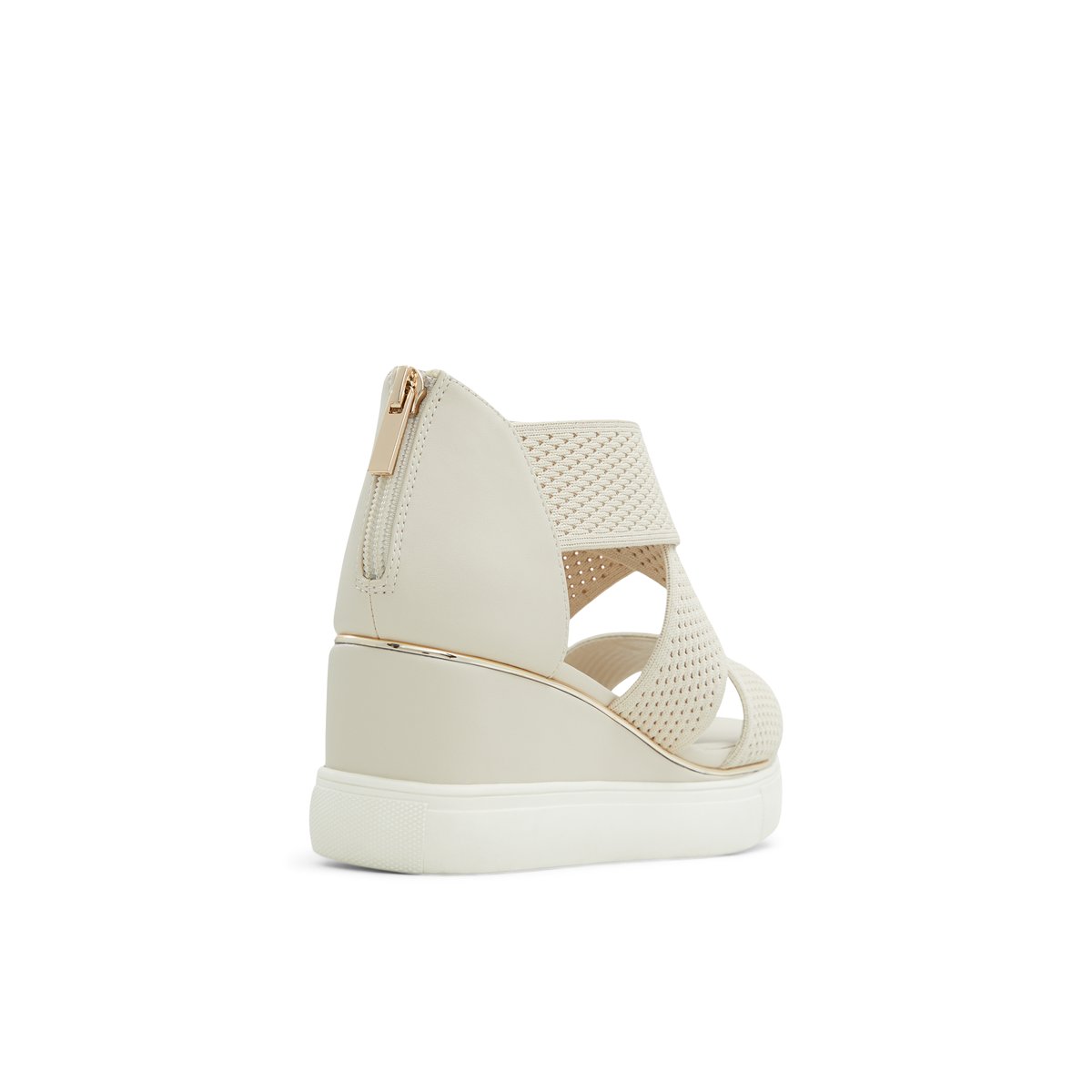 K STUDIO-Thoitlan-Sandales à lanières - Talon compensé - Beige