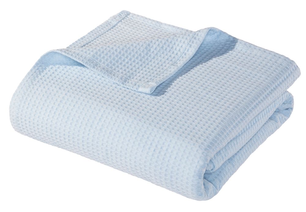 WOHNWOHL® Babydecke Waffelpiqué aus 100% Baumwolle • 70x110 cm • Erstlingsdecke • Kuscheldecke • Baby Decke • Kinderwagen • versch. Farben