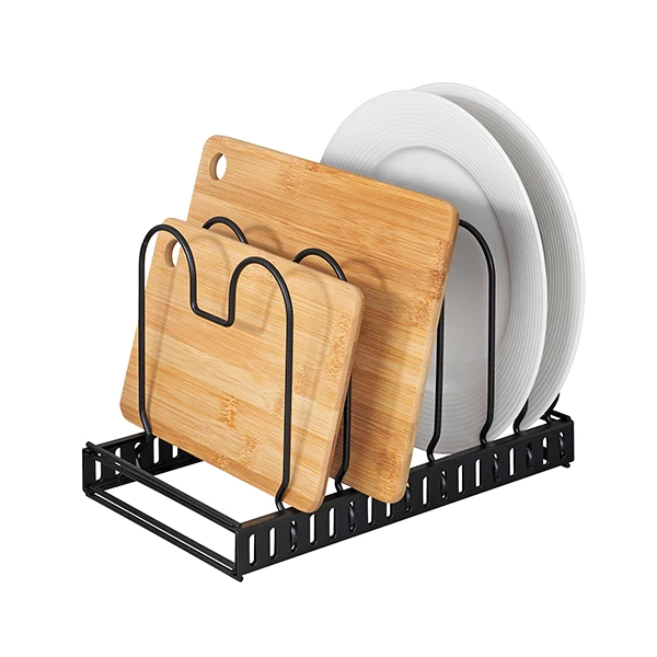 Rangement extensible pour couvercles et Poêles en inox Wenko by Maxime