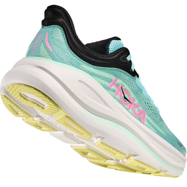 Chaussure running HOKA ONE ONE BONDI 9 W BLUE SPARK / MINT FLUORITE