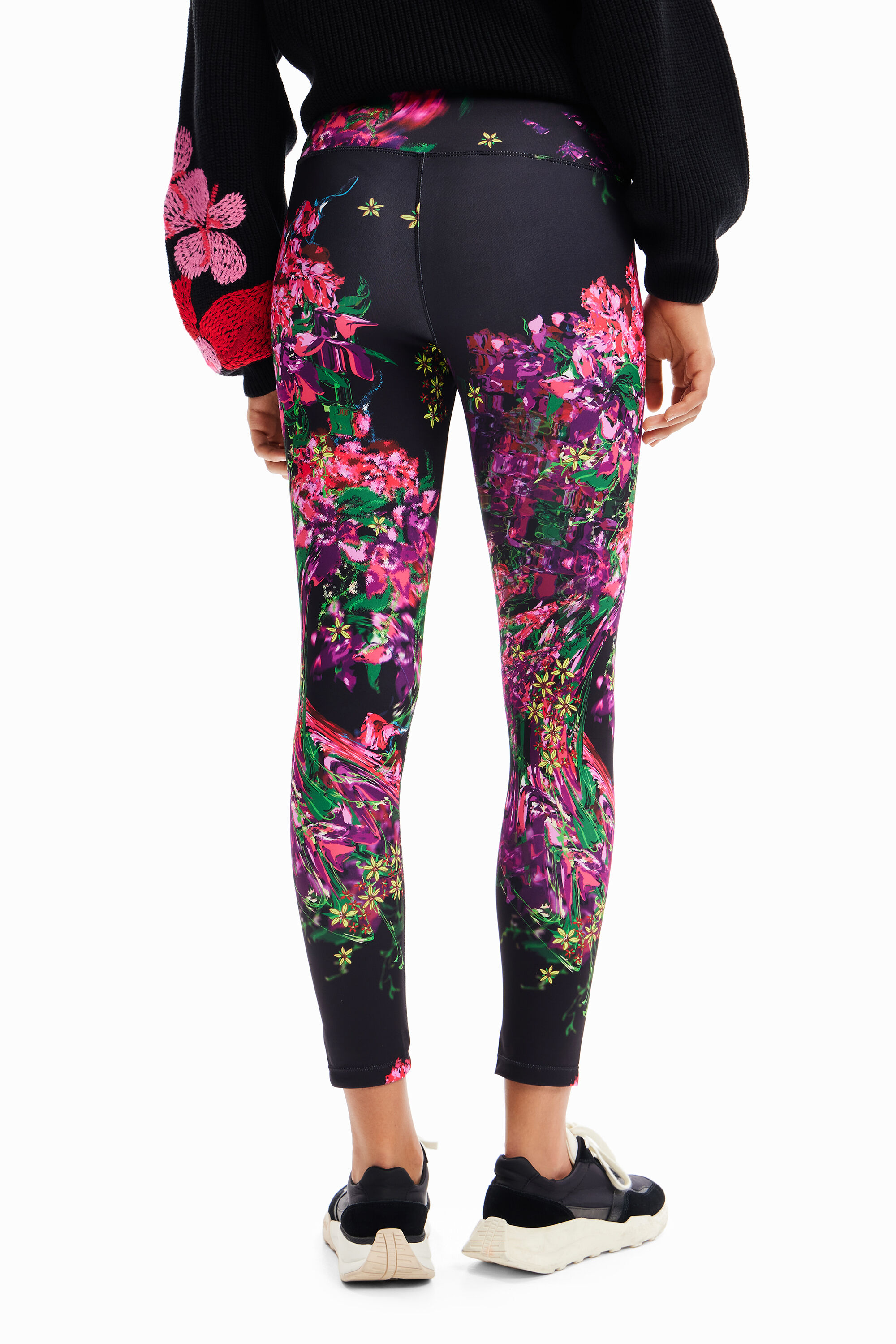 Leggings esportivas florais