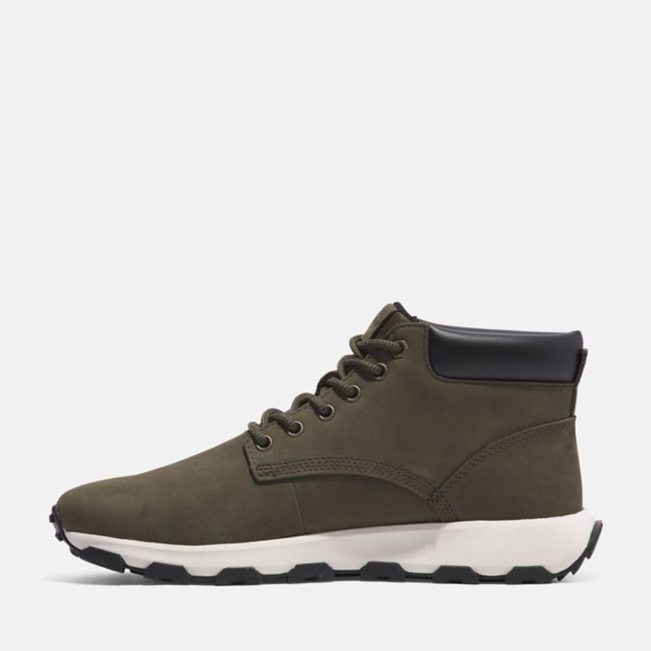 Bota Chukka Winsor Park Masculina na cor Verde Escuro