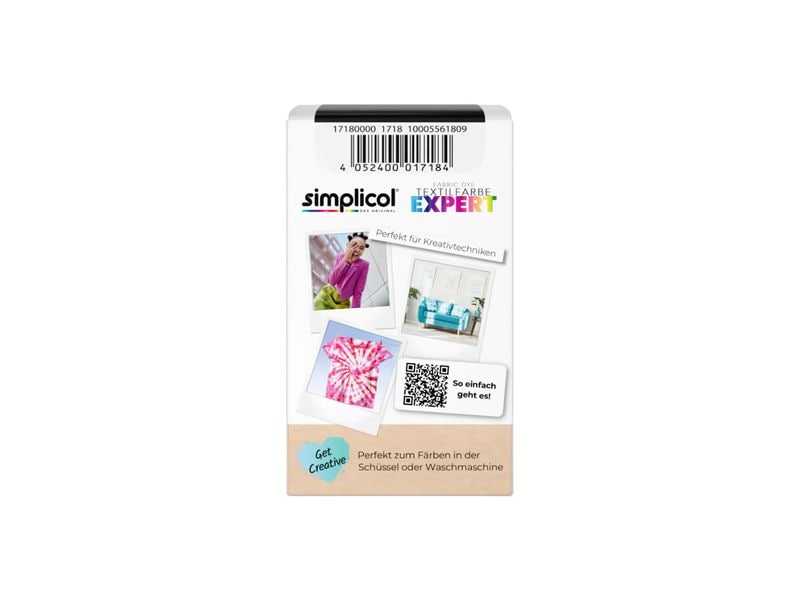 Simplicol Textilfarbe Expert Mitternacht-Schwarz, 150 g Textilfärbemittel