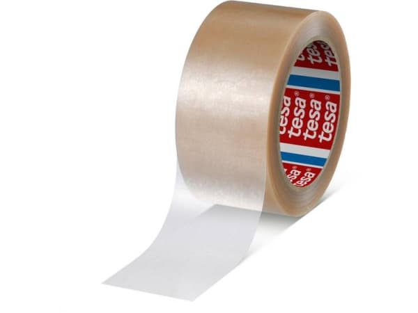 tesa PVC 04124-00342-00 Pakkebånd tesapack® 4124 Transparent (L x B) 66 m x 50 mm 1 stk