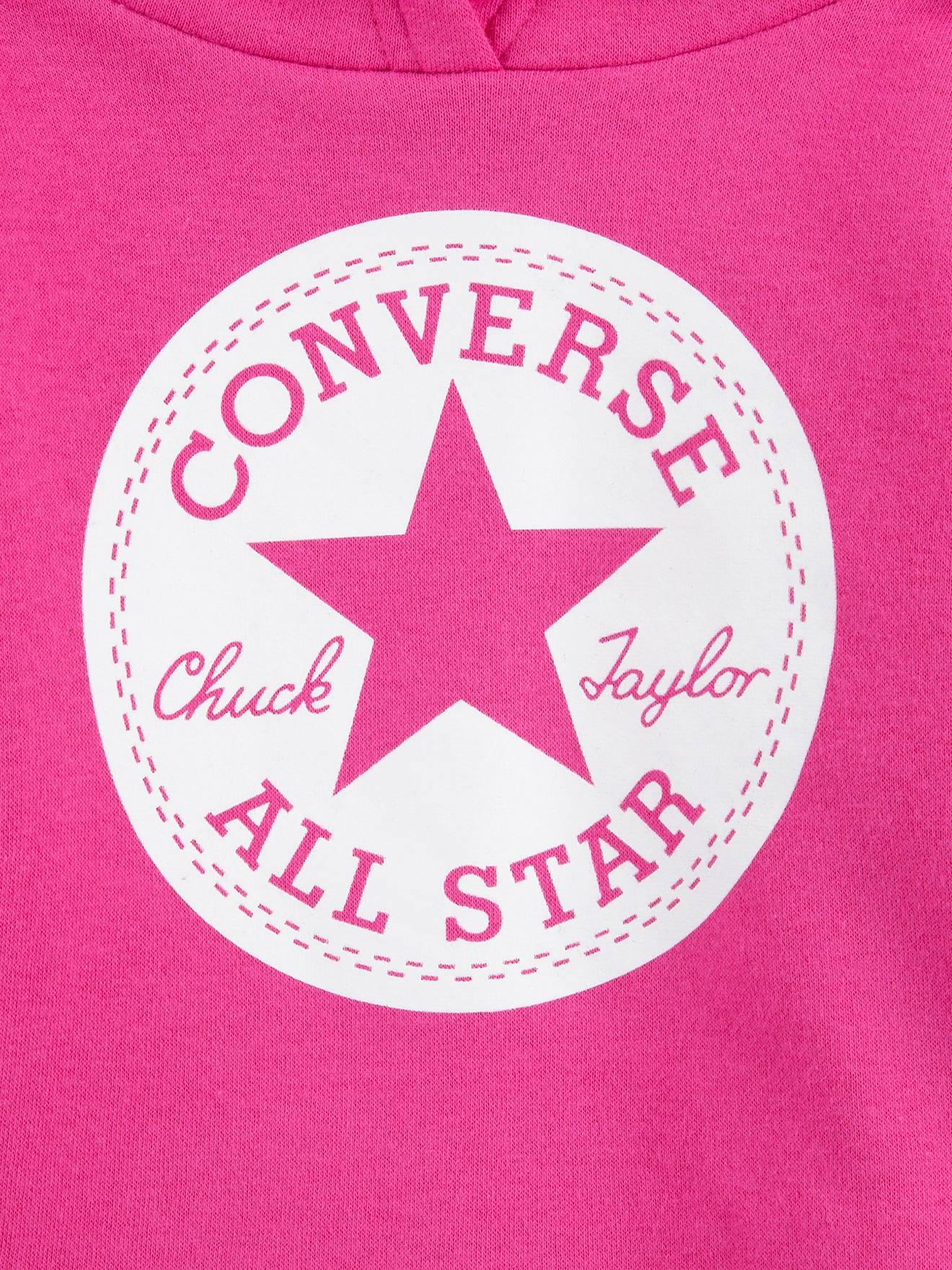Moletom cropped Chuck Patch CONVERSE cinza