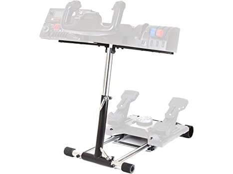 Wheel Stand Pro Deluxe V2, Svart, Rustfritt stål, - Saitek Pro Flight Yoke System throttle quadrant, trim wheel and panel - Logitech G25/G27 Racing..