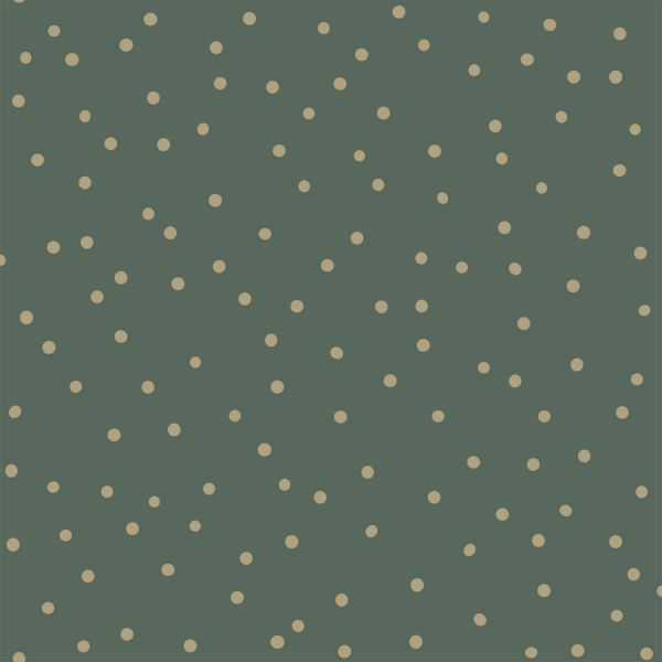 Estahome Stippen Behang - Blauw / Goud II
