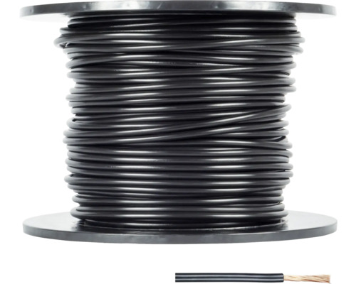 H07 VK 1x16 mm² zwarte enkeladerige kabel, verkocht per meter