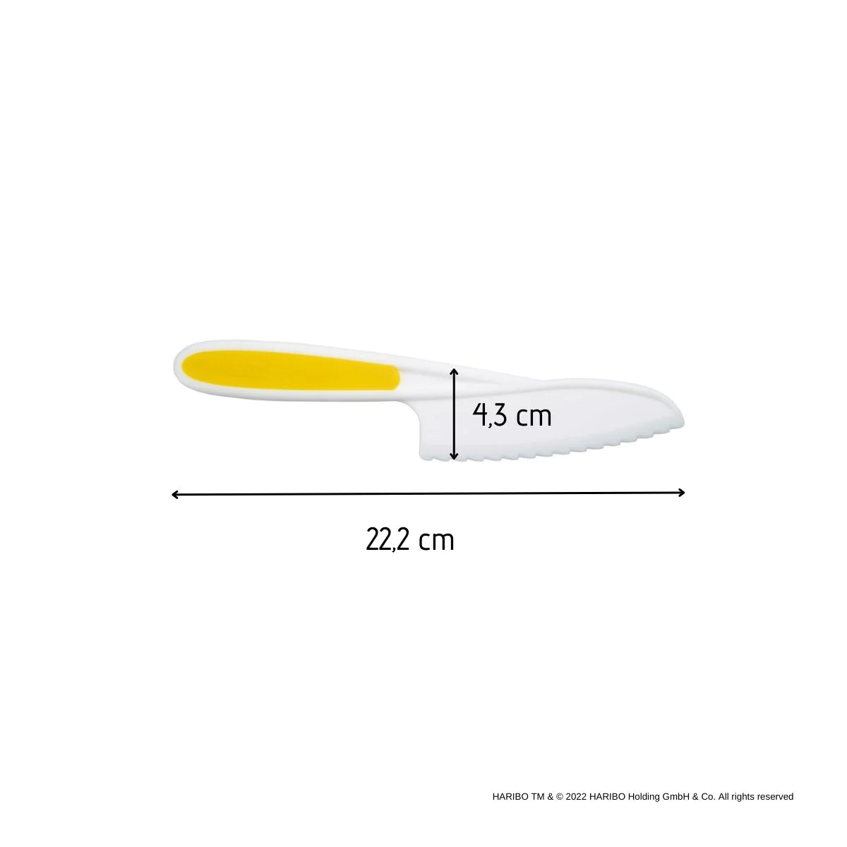 Couteau de cuisine pour enfant en plastique 22,2 cm Haribo