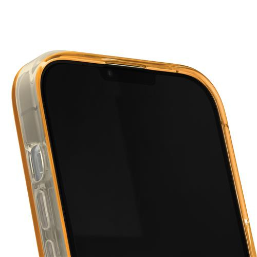 iPhone 14 / iPhone 13 MagSafe Hardcase Hülle Clear Case Designer (IDCLCMS-I2261-499) - Orange Spritz