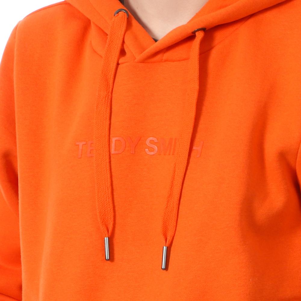 Teddy Smith Sweat à Capuche Orange Femme Teddy Smith Soly