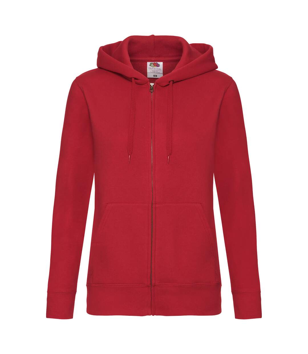 Fruit Of The Loom - Sweatshirt à capuche et fermeture zippée - Femme (Rouge) - UTBC1372