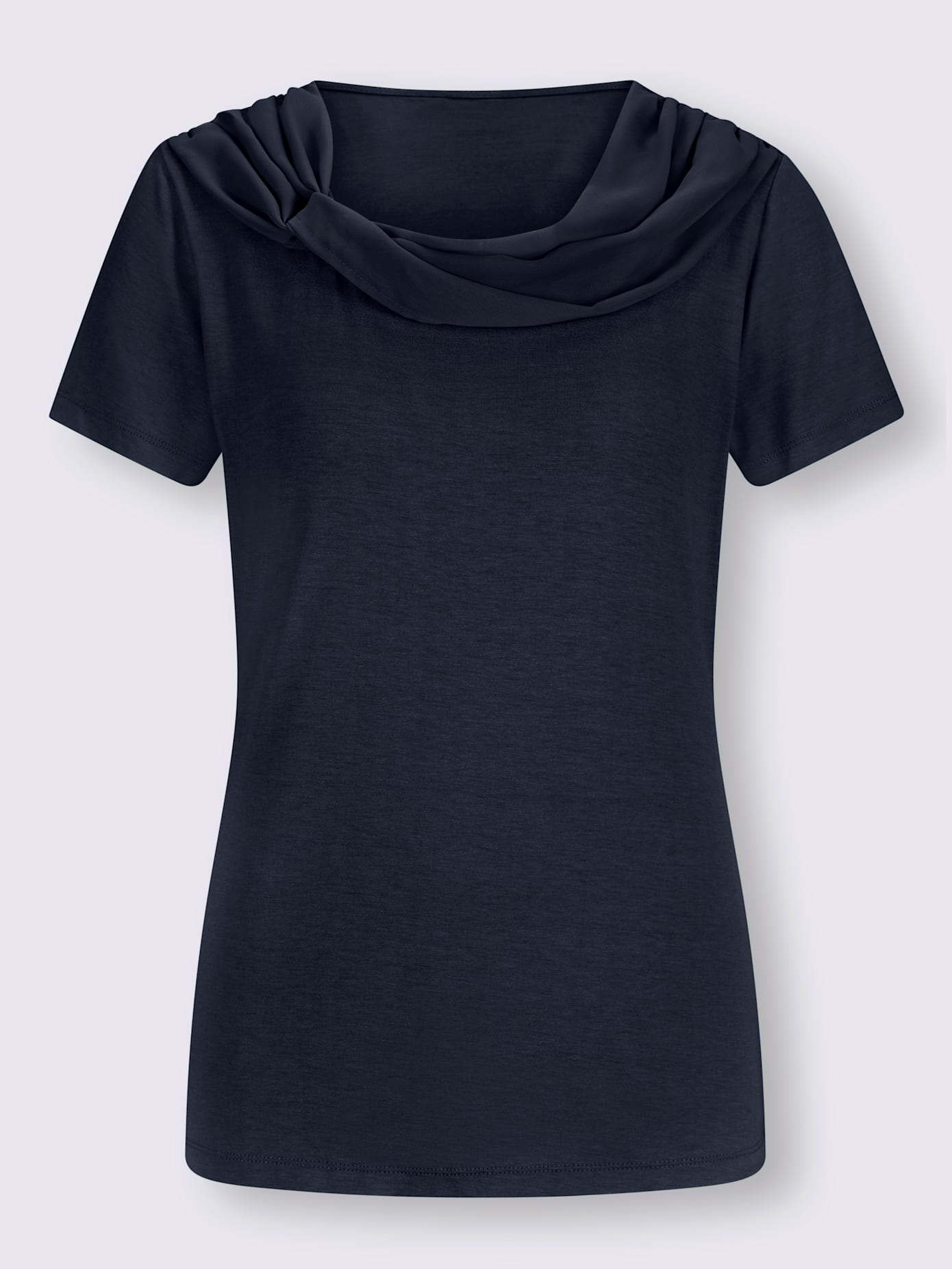 T-shirt à encolure ronde convient aux tenues professionnelles et de loisirs