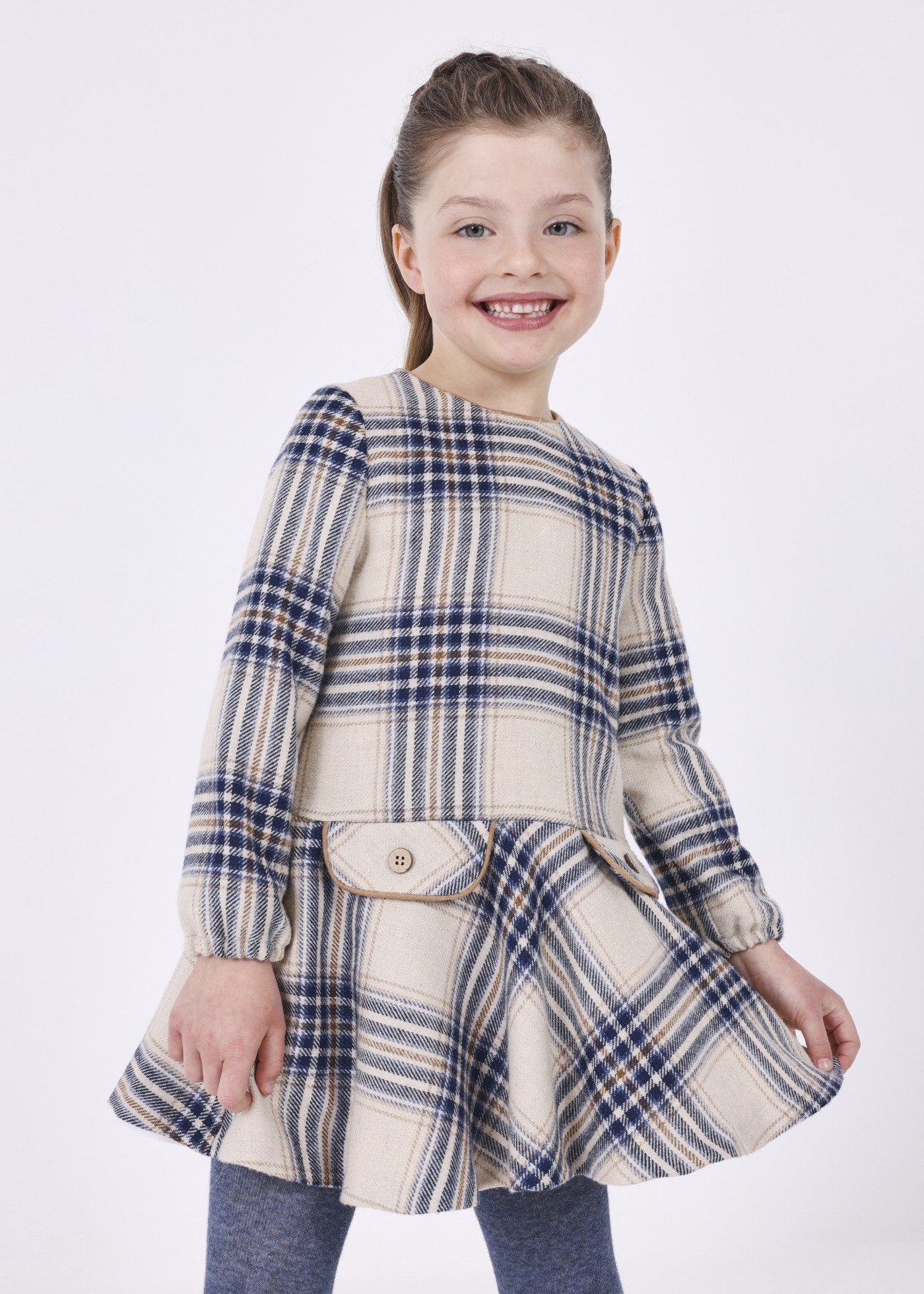 vestido xadrez para meninas