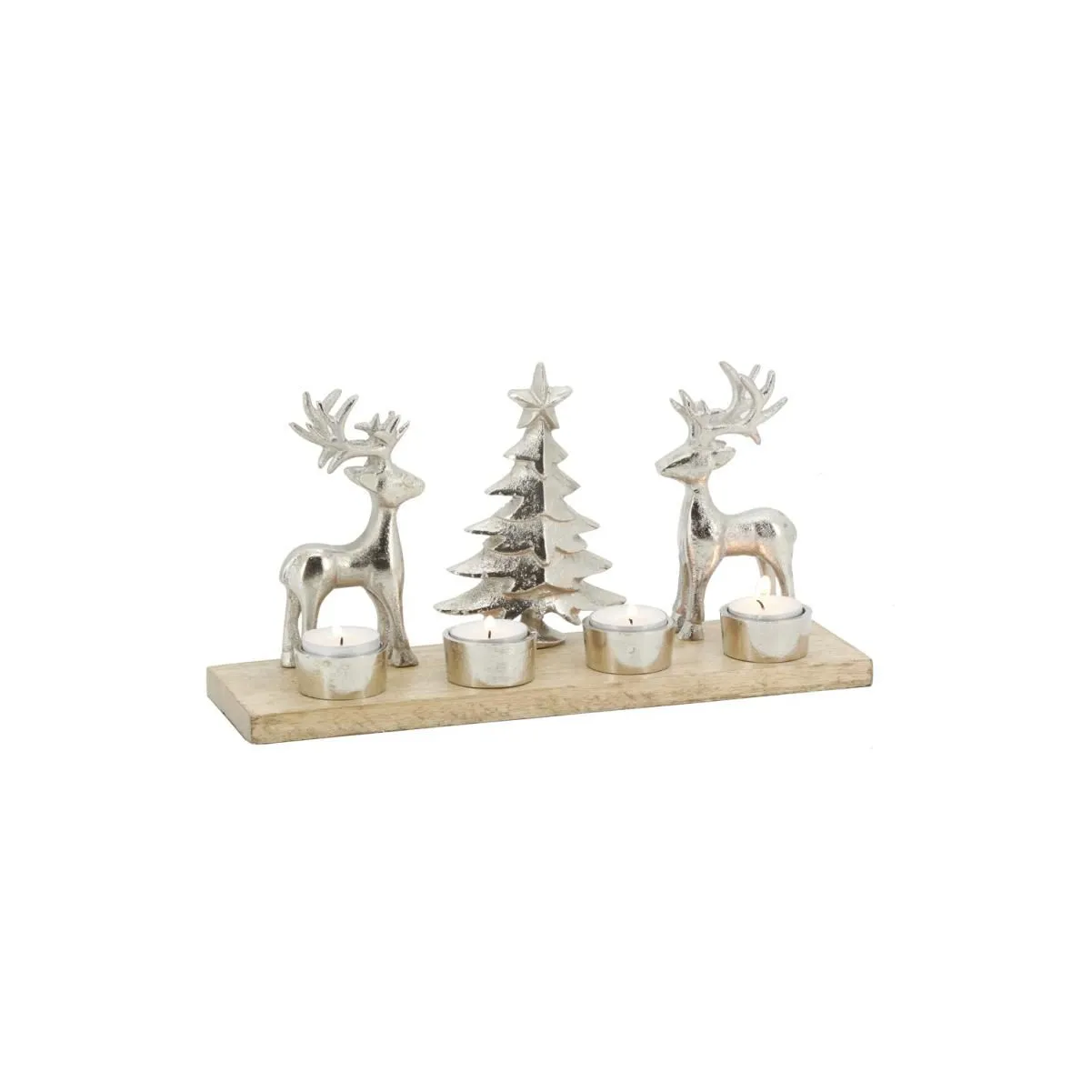 Support bougies aluminium et bois - Aubry Gaspard
