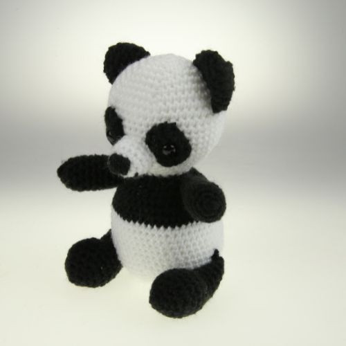 Haakpakket panda - 12 cm