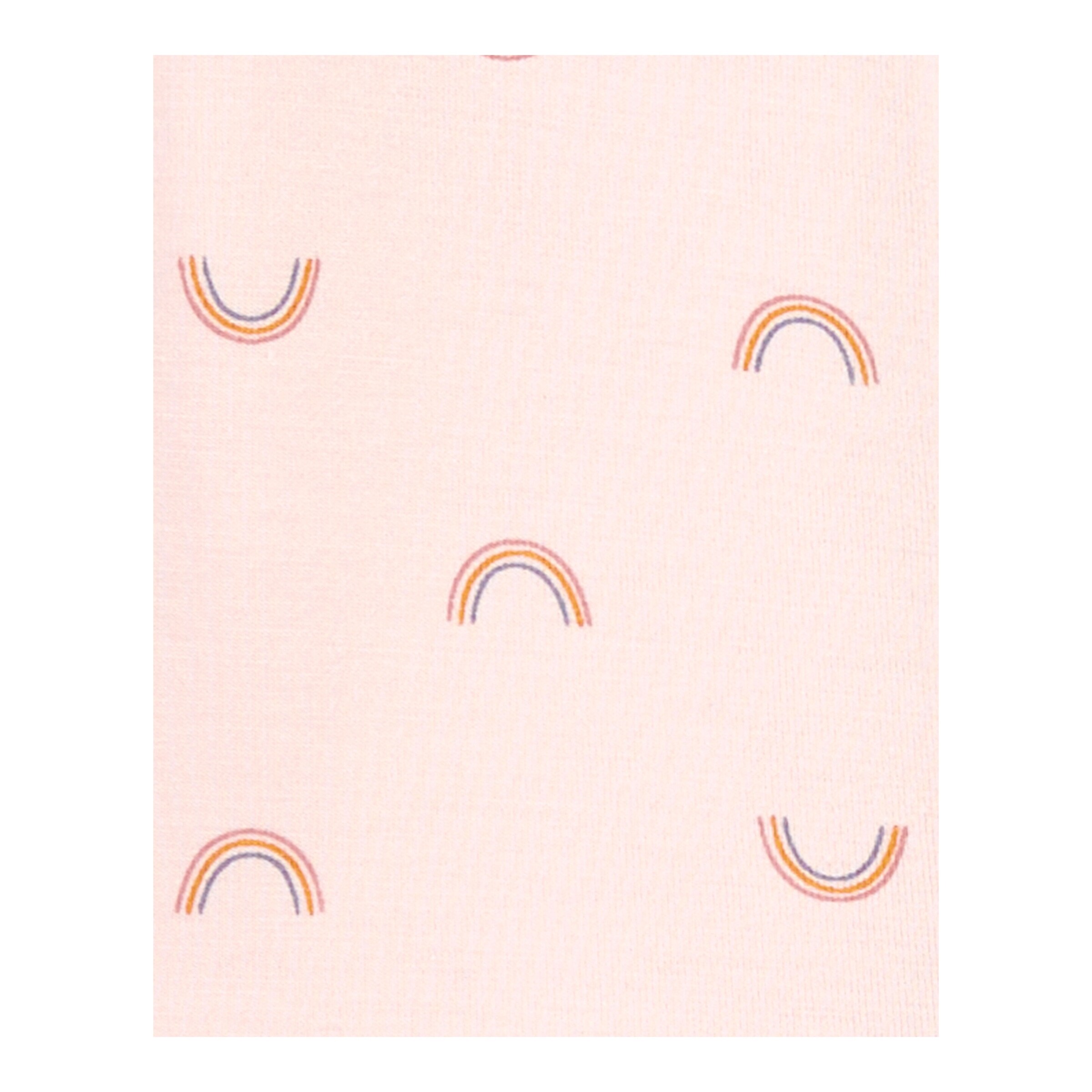 Carter's Overall mit Fuß Regenbogen rosa