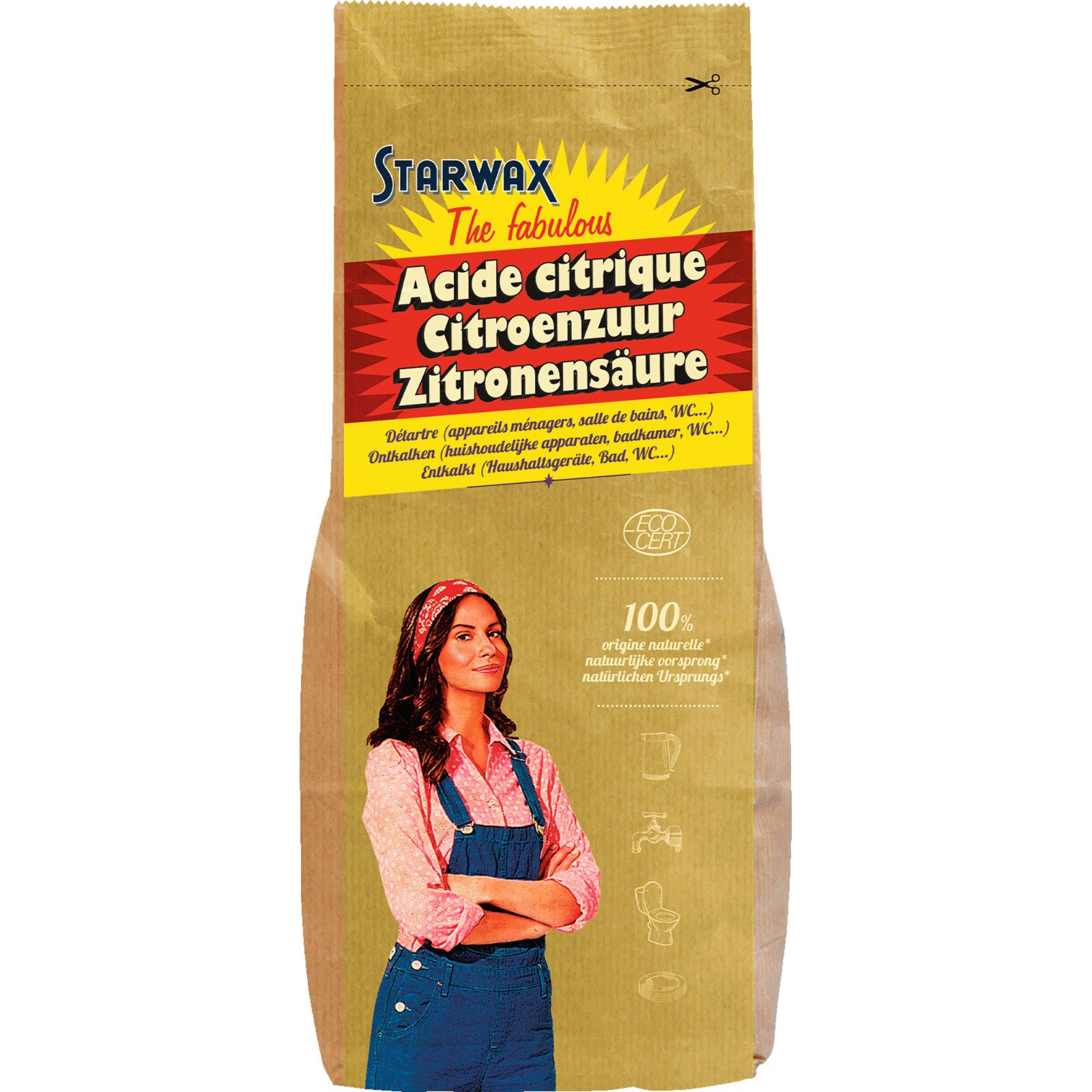 Starwax Nachfüllbeutel Zitronensäure 1 kg