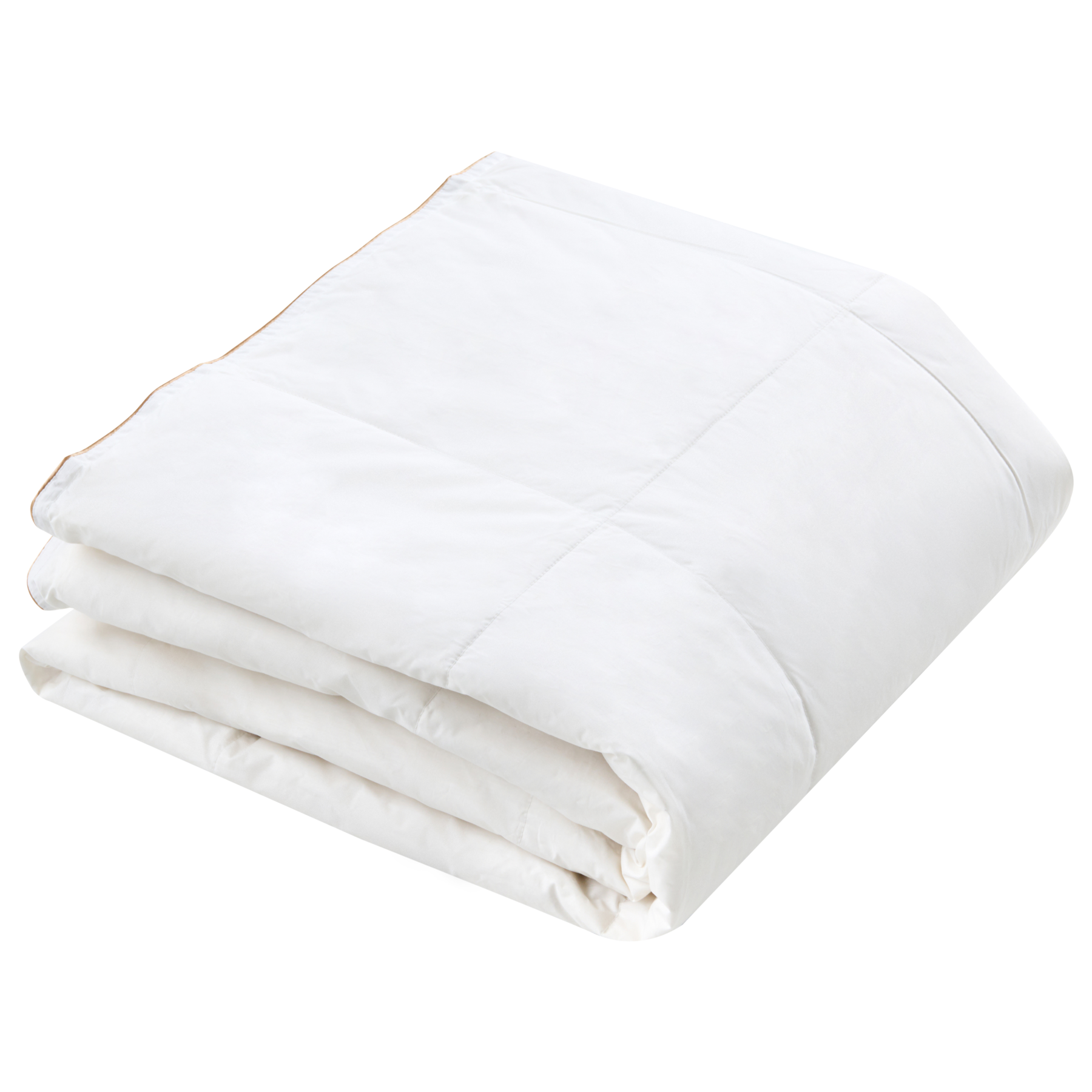 Beliani - EIGER - Dekbed medium warm - Wit - 220 x 240 cm - Eendendons