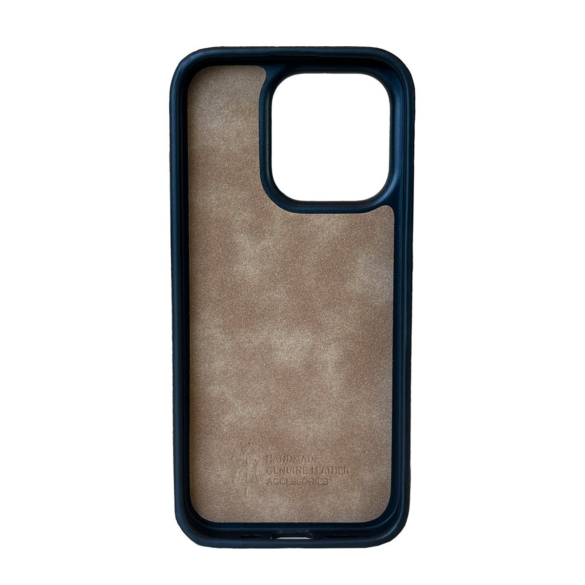 iPhone 16 Pro MagSafe Echtleder Hardcase Hülle (LUKAMAGIP16PRO-G04) - Cherry Tomato