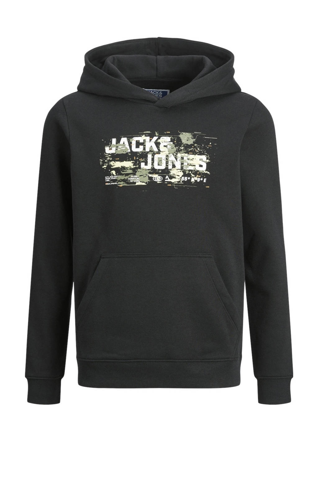 JACK & JONES hoodie JCOOUTDOOR zwart
