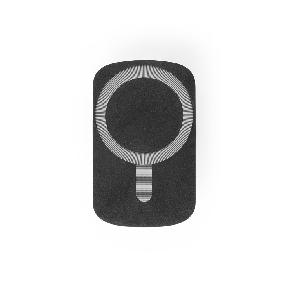 hi!dea 97168 - Support pour smartphone de voiture avec chargeur magnétique sans fil 15W en ABS recyclé (100 % rABS)
